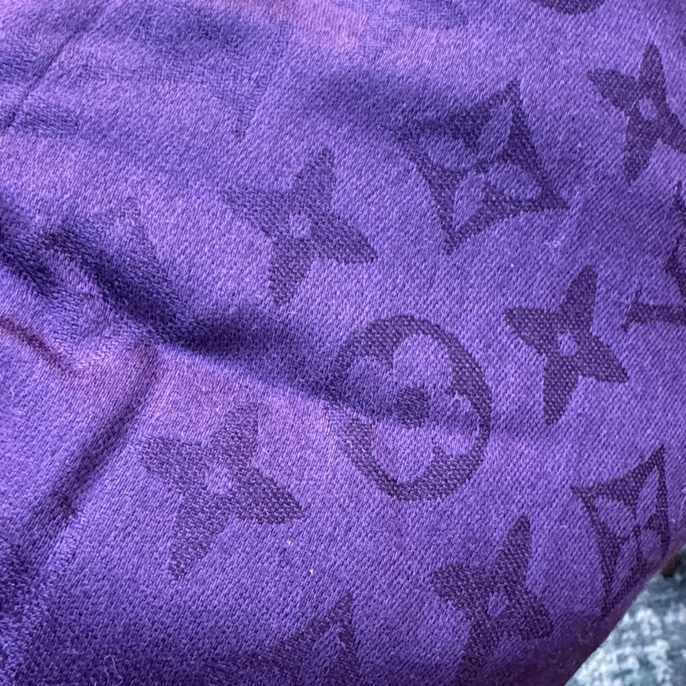 Luxurious Deep Purple Scarf